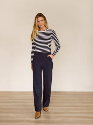 Studio Anneloes - Lexie Bonded Trousers Dark Blue