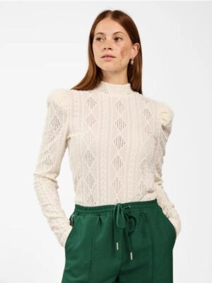 Aaiko - Ivona Argyle Top Les Blancs