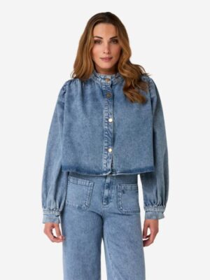 Ibana - Tessa Blouse Faded Denim