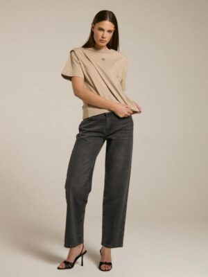 Homage - regular straight jeans washed black