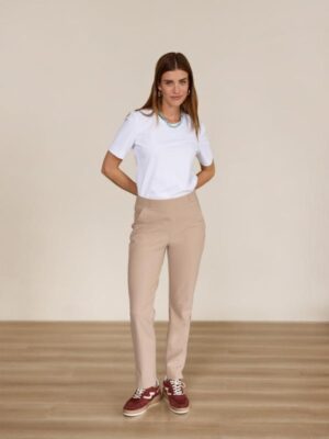 Studio Anneloes - Anne Bonded Trousers Latte