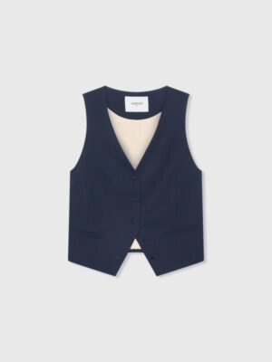 Janice -  Gilet Dave Navy Blue