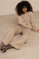 Sudio Anneloes - Pleuni Melee Studio Sweater Latte