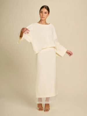 March23 Delicate blouse powder