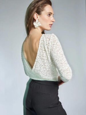 Freebird -  Tiana Top Off White